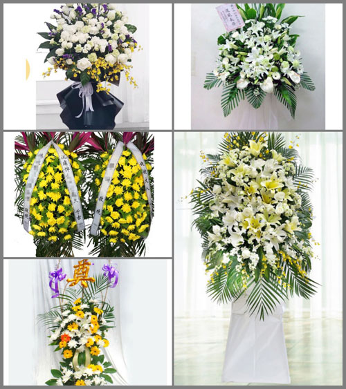 福建三明永安市贡川镇龙岭村白事花篮预定